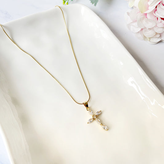 Collar Cruz Zircones