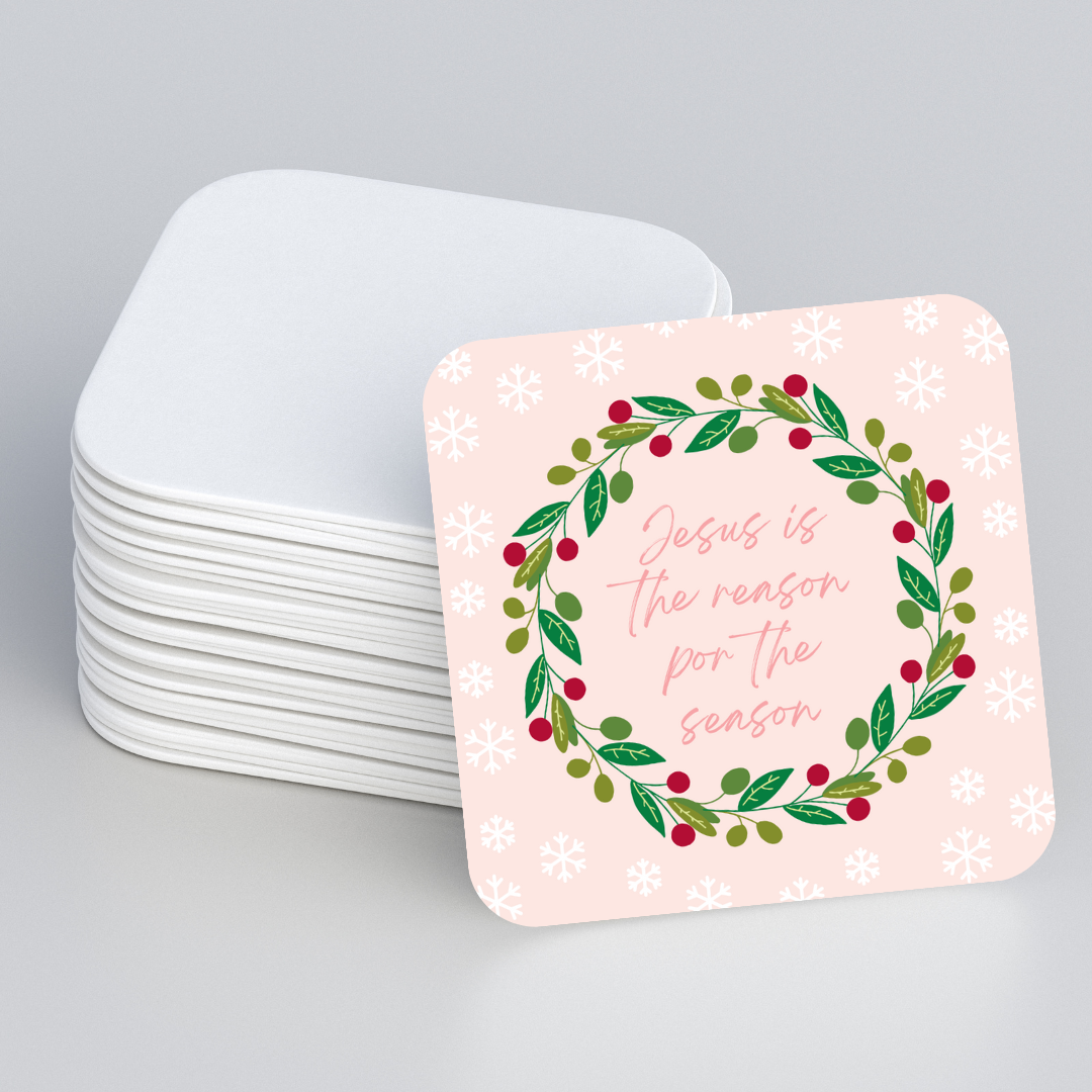 Set Portavasos Navidad ilustrada