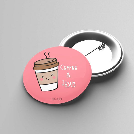 Pin Coffe & Jesus