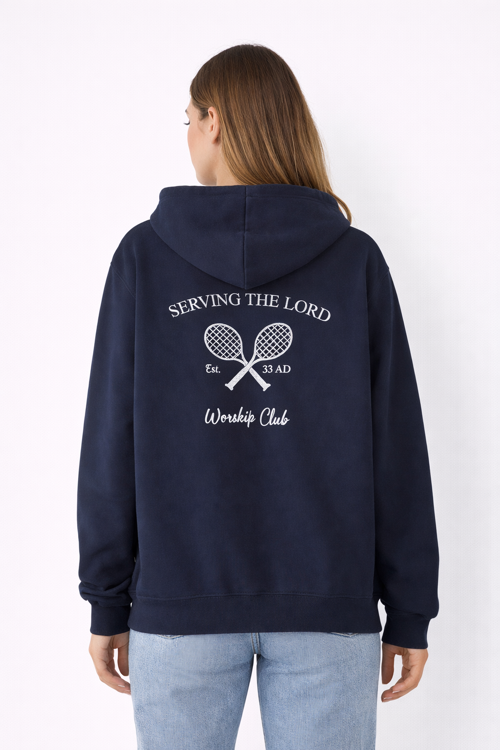 Polera Serving the Lord Azul