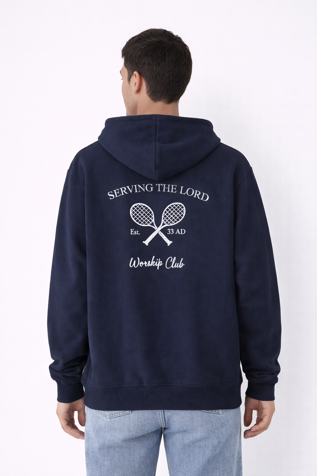 Polera Serving the Lord Azul
