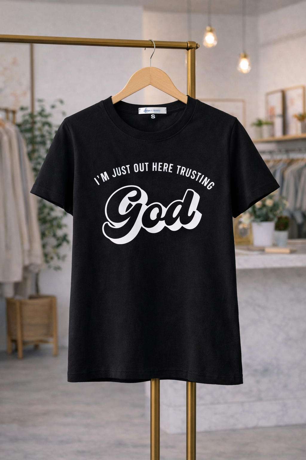 Básico Negro Trusting God