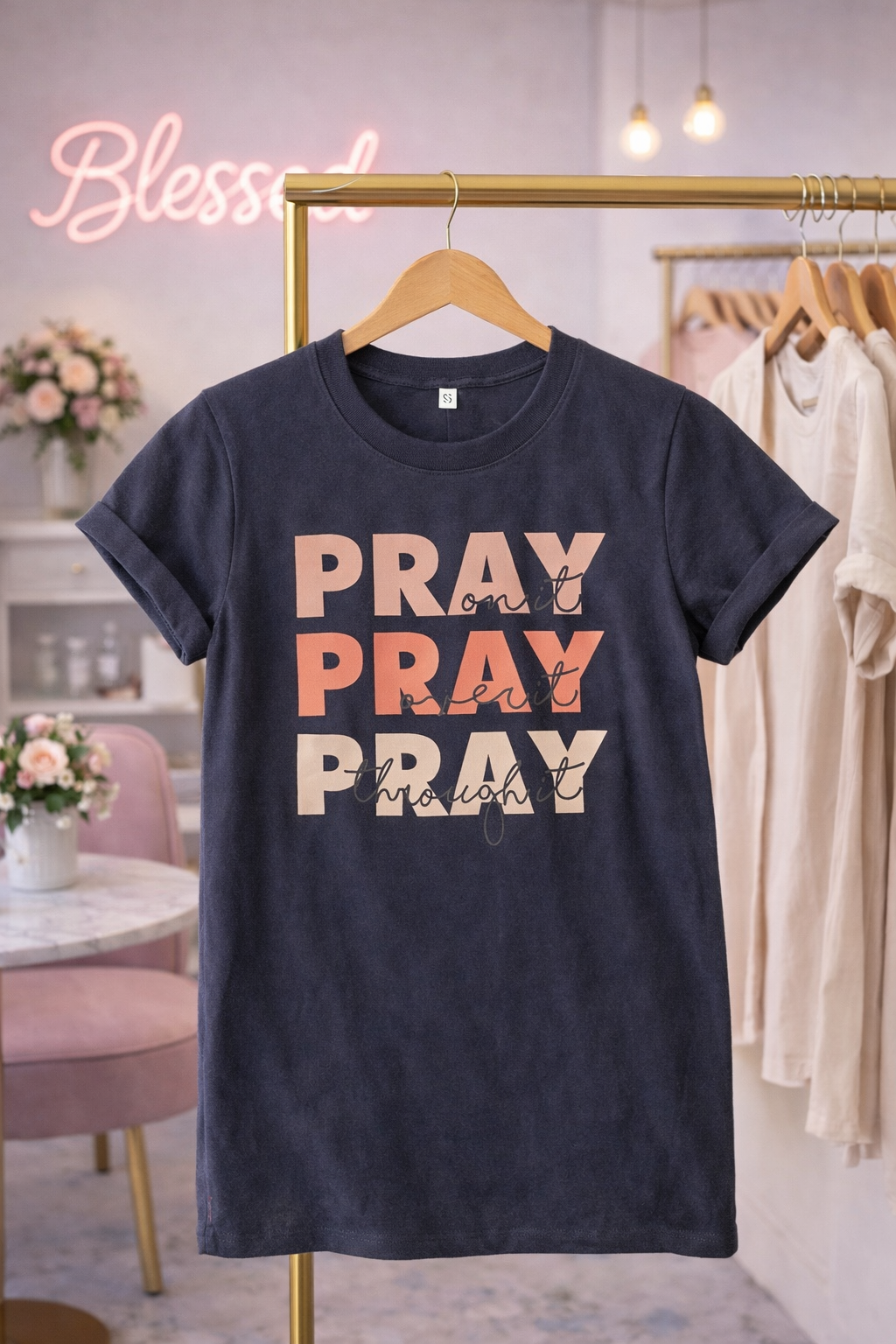 Básico Pray on it (azul)