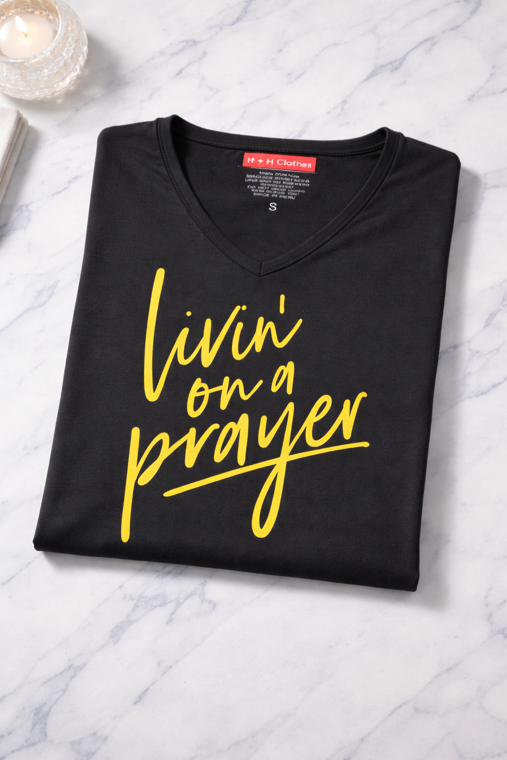 Básico Livin on a prayer Negro