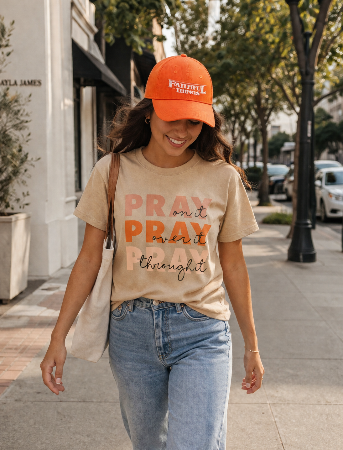 Básico Pray on it (beige)