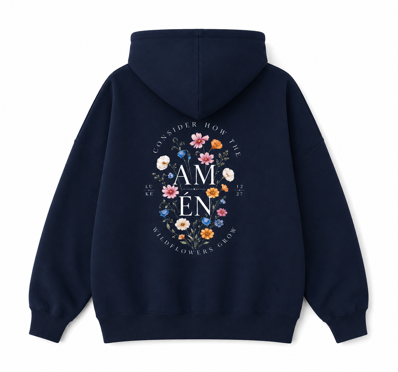 Polera AMÉN Flores Azul