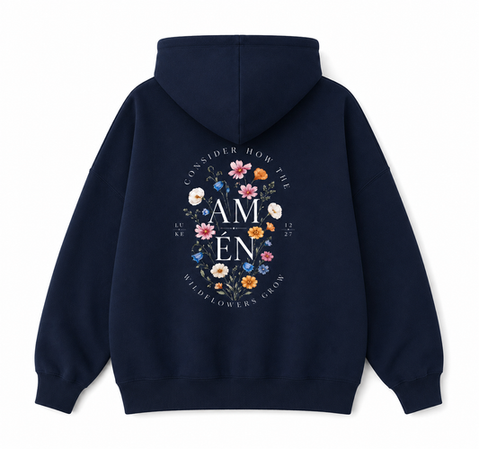 Polera AMÉN Flores Azul