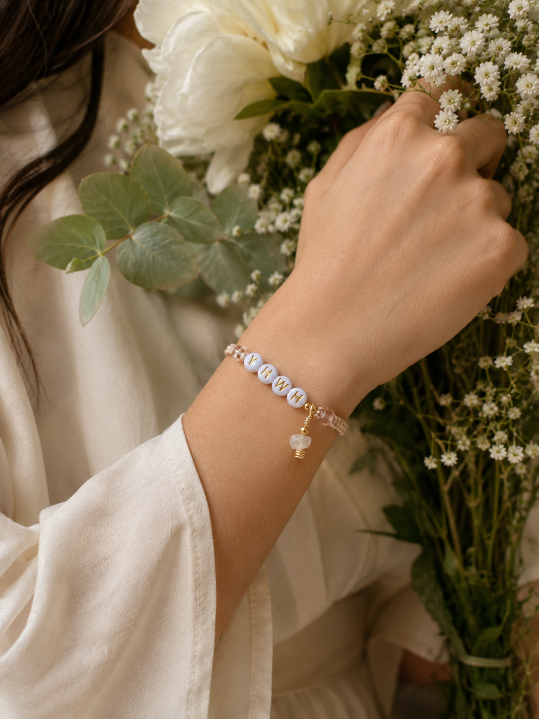 Pulsera YHWH Cuarzo