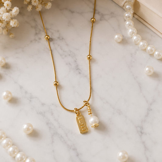 Collar Fe Perla
