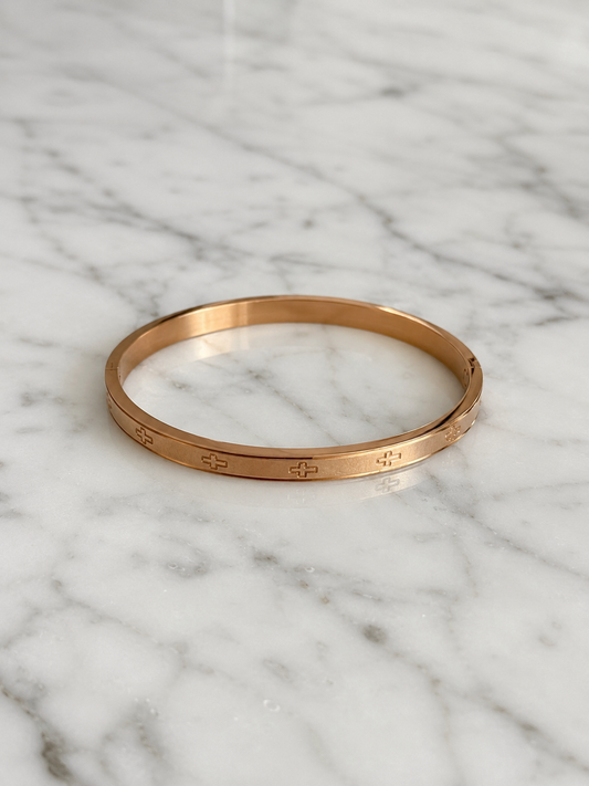 Puñera Cross Rose Gold
